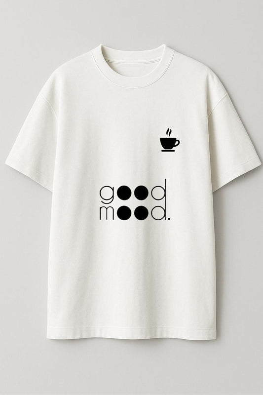 T-shirt embroidery Kaarigaari white