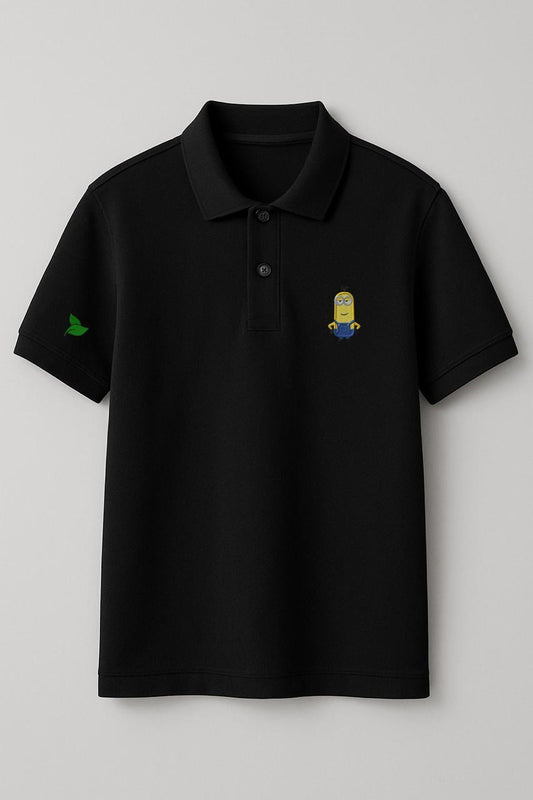 T-shirt embroidery Kaarigaari black premium